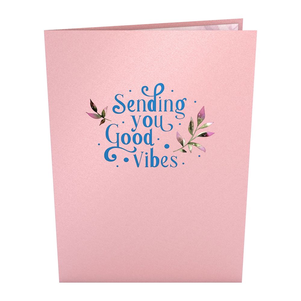 Good Vibes Crystals Pop-Up Card、mySite、solidvoid