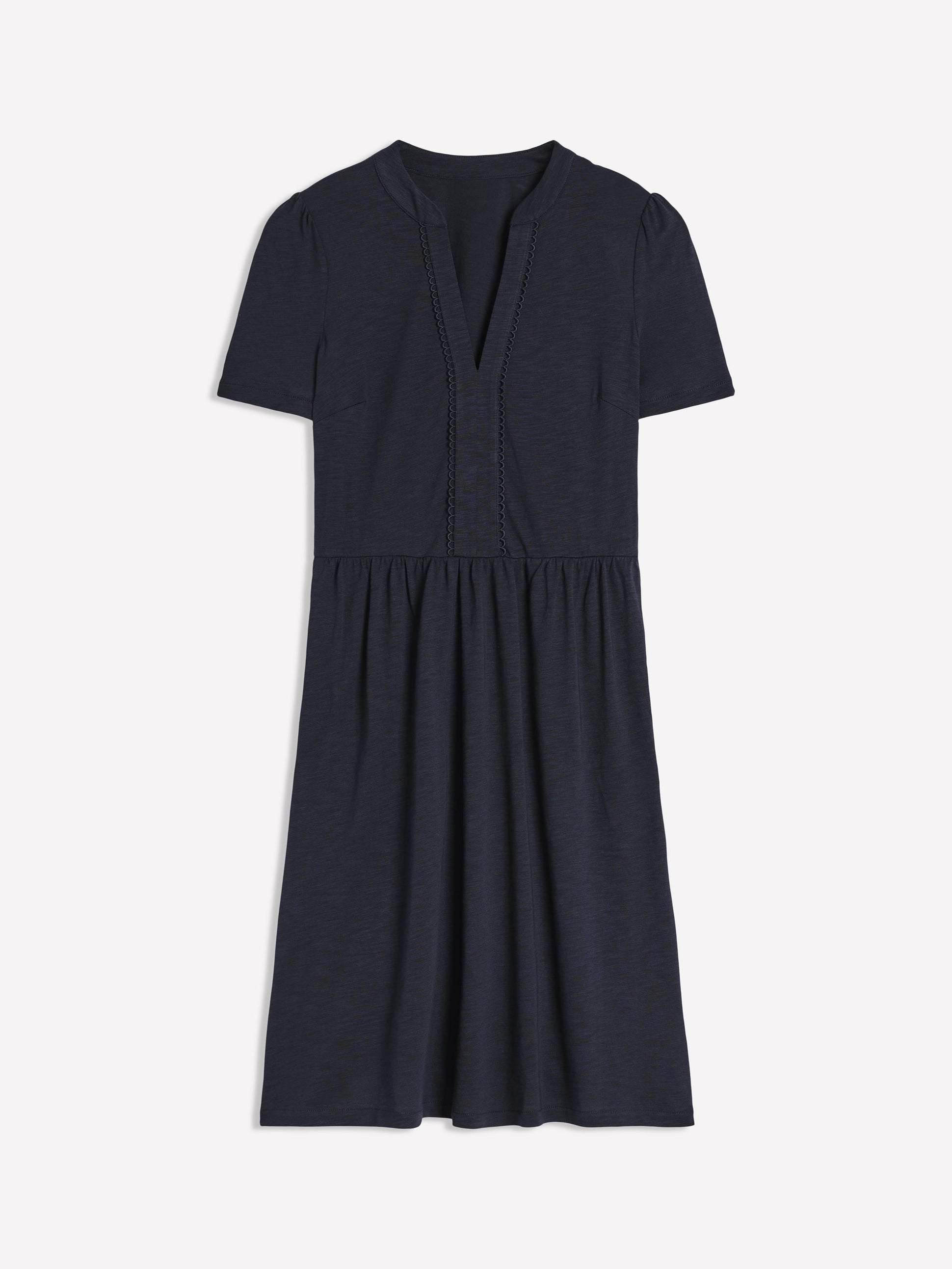  Naomi Short Sleeve Dress-Navy、mySite、ashleygrahame