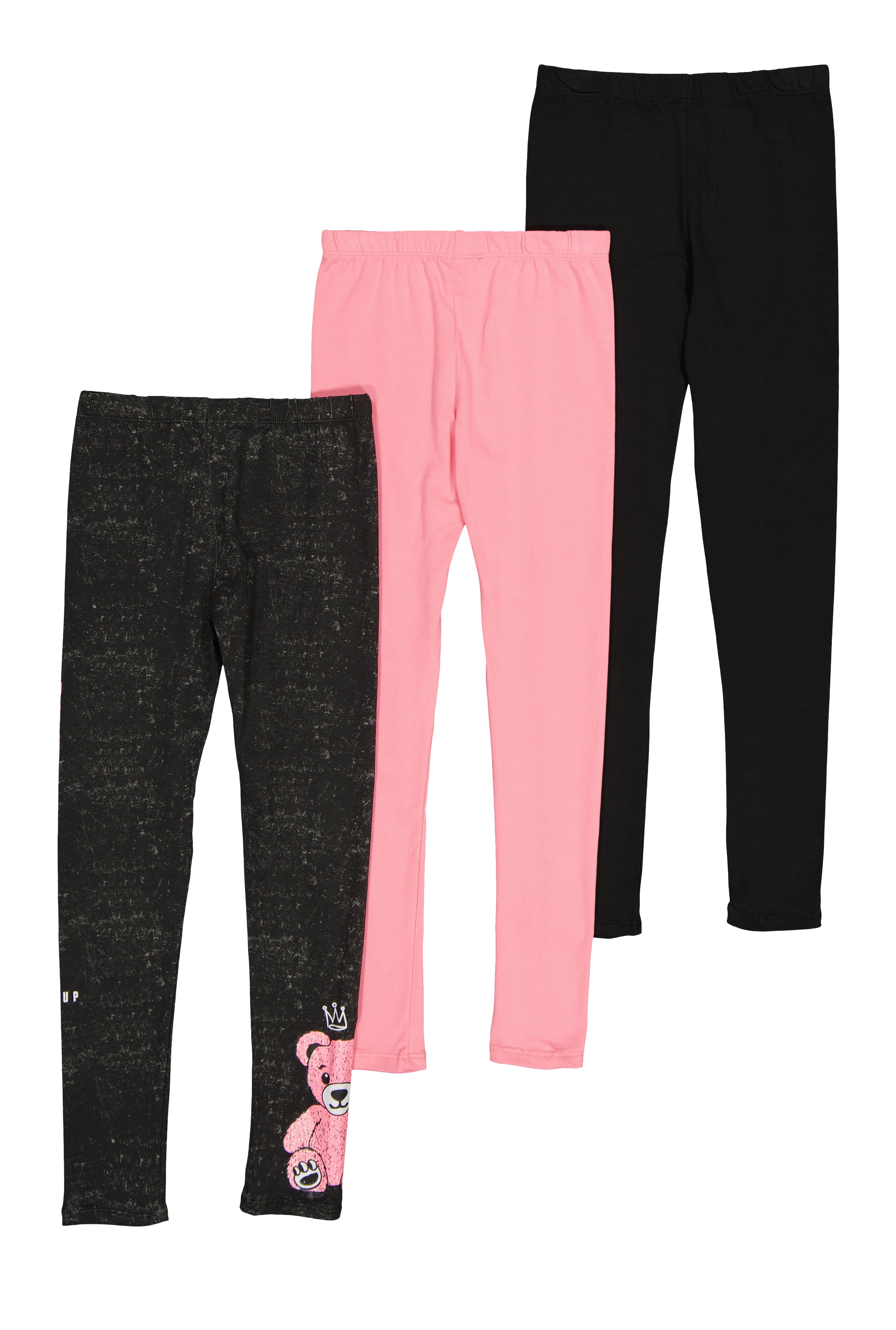 Girls No Limits Assorted Leggings 3 Pack、mySite、camillekostekn