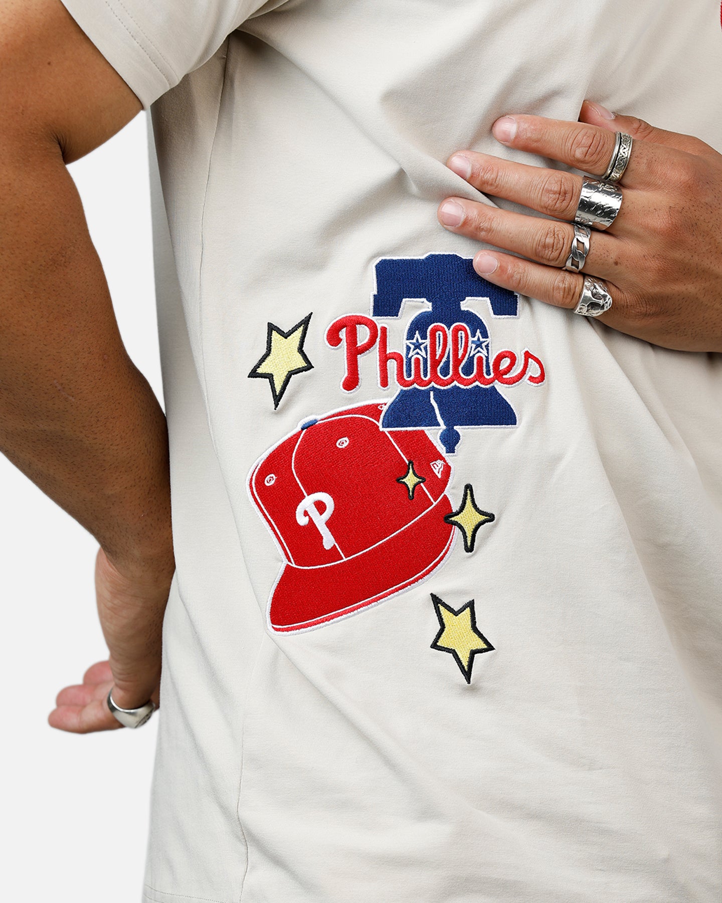 New Era Philadelphia Phillies 'Logo Select' Summer T-Shirt Stone、mySite、zt4zffjzw
