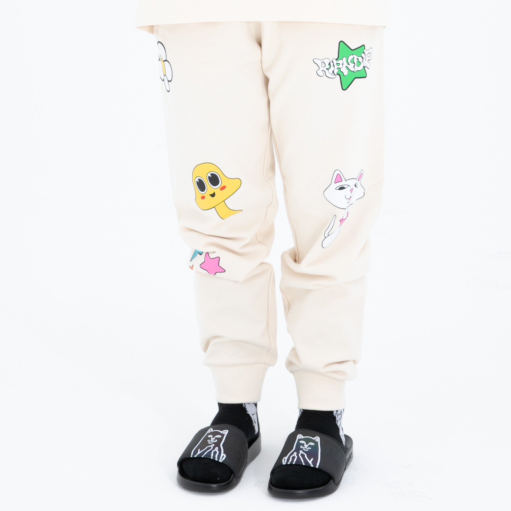  Shroom Mania Sweatpants (Bone)、mySite、merchandisen