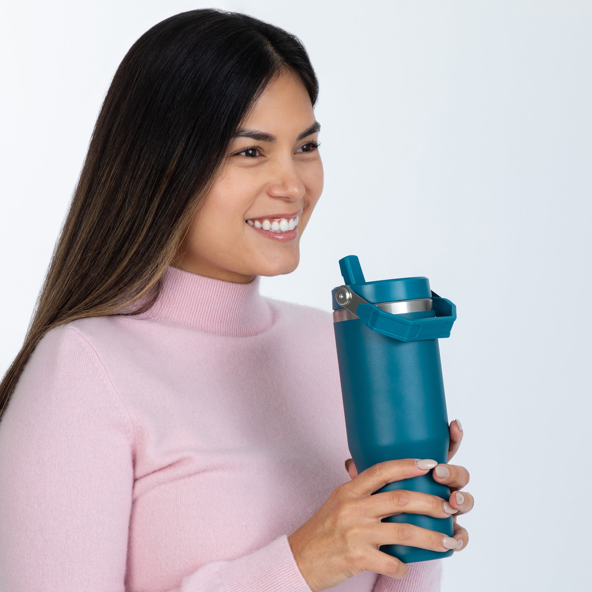 Paw Print Stainless Steel Tumbler with Flip Straw - 30 oz、mySite、camillekostekn