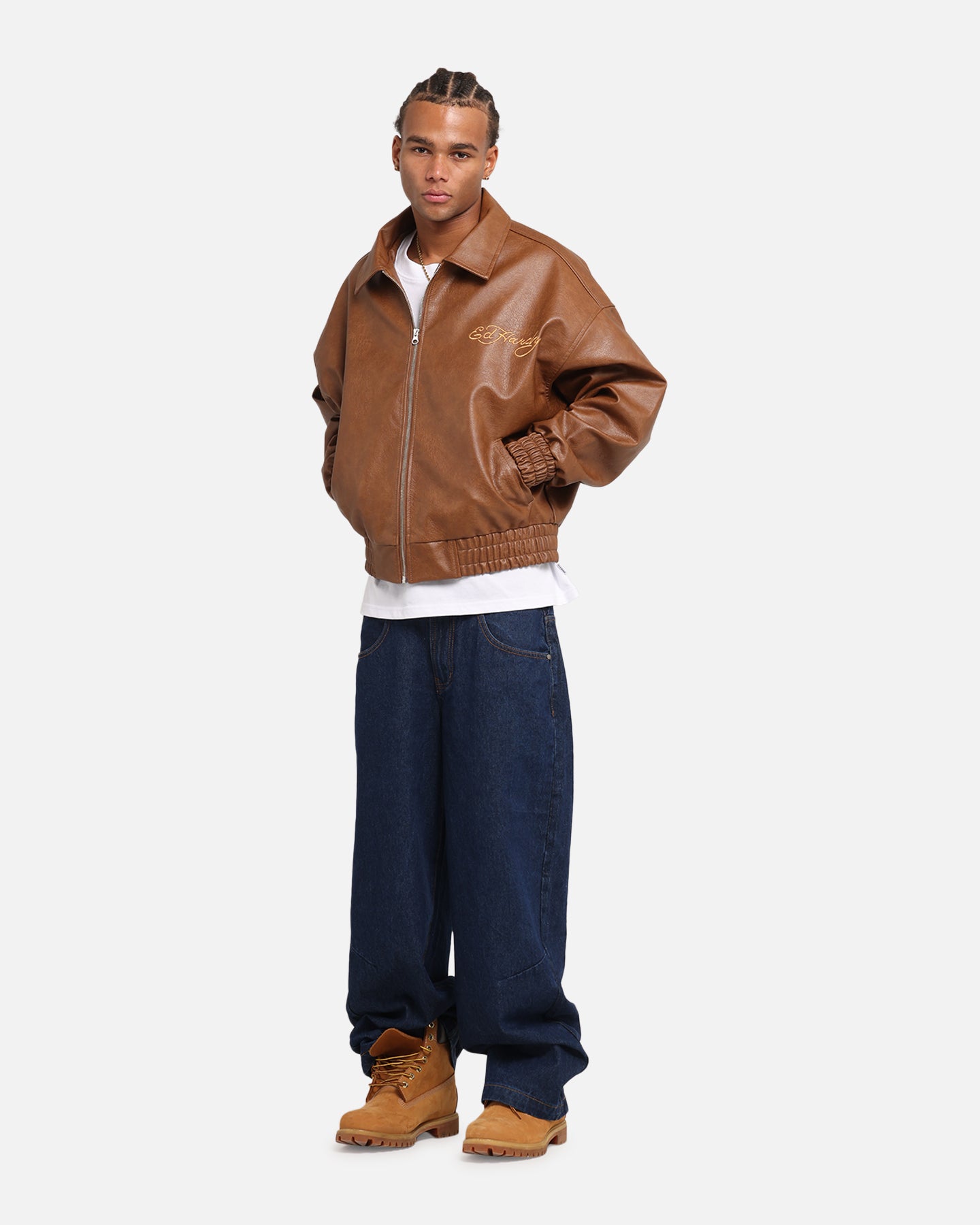 Ed Hardy Eagle Jacket Brown、mySite、zt4zffjzw