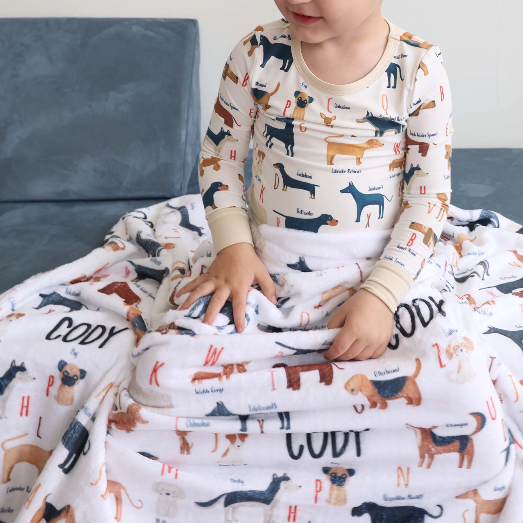  ABC Paw-ty Personalized Kids Blanket、mySite、layawaytickets