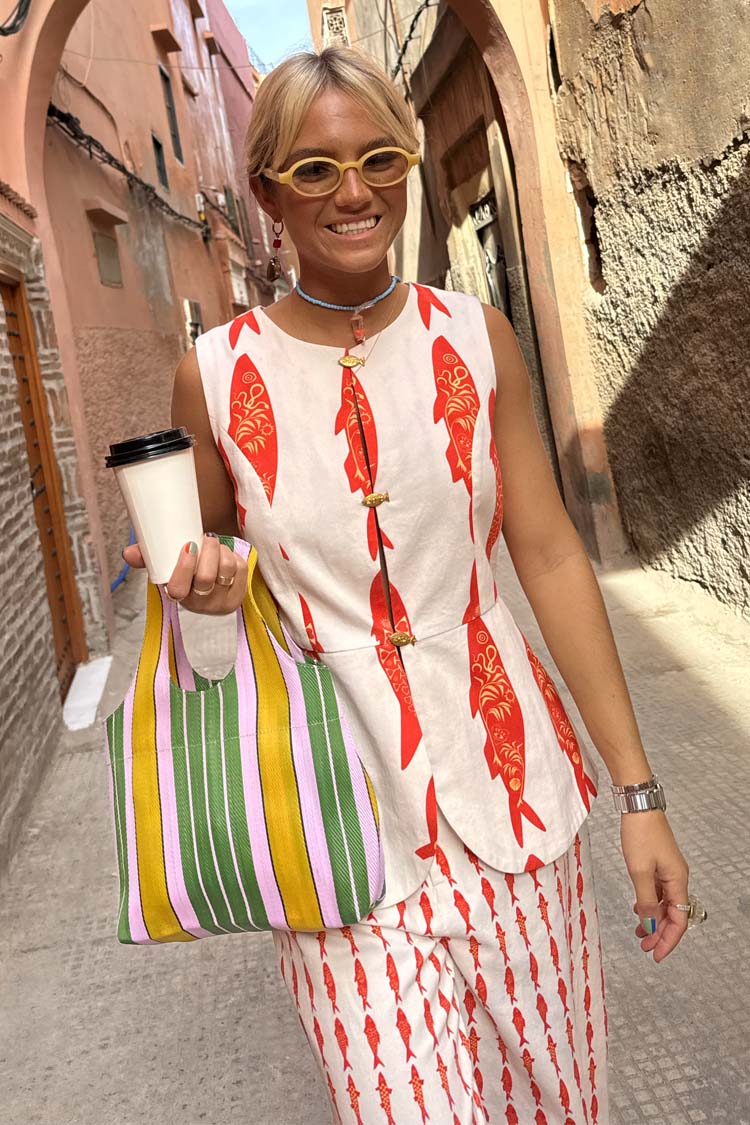 Cream Marina Sol Waistcoat、mySite、solidvoid