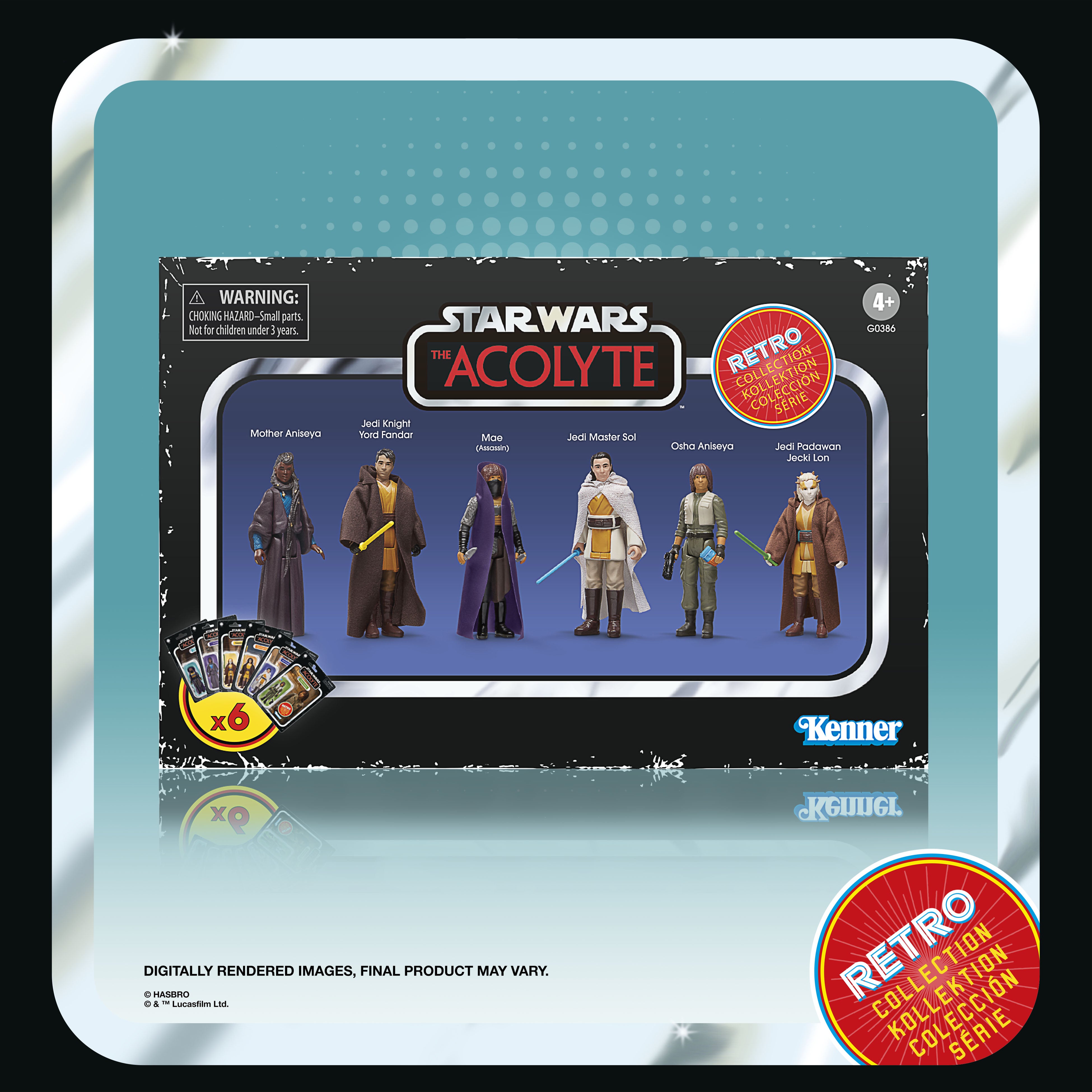 Star Wars Retro Collection The Acolyte 6-Pack、mySite、hgirdovlk
