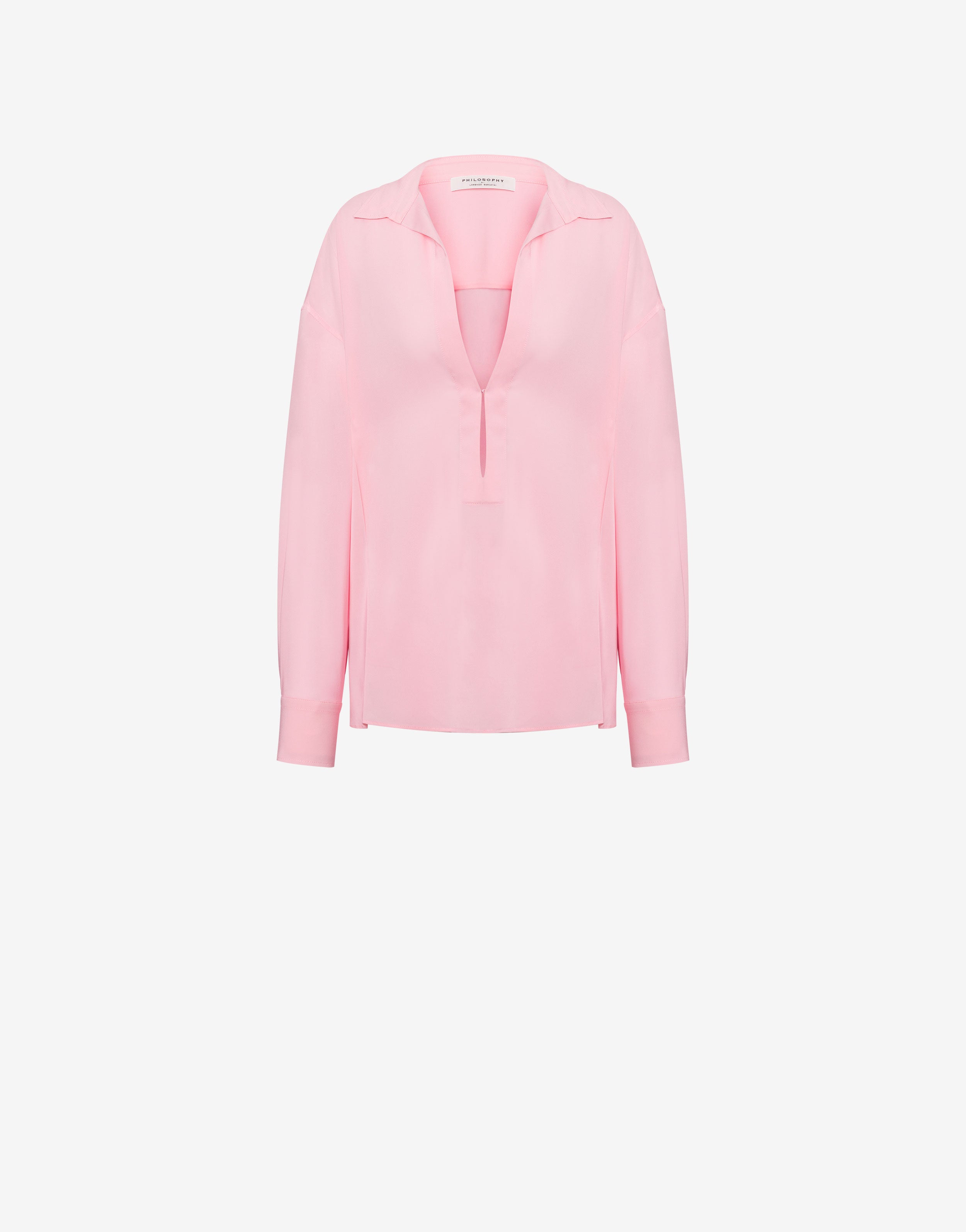 Blusa in georgette stretch、mySite、aoinhome