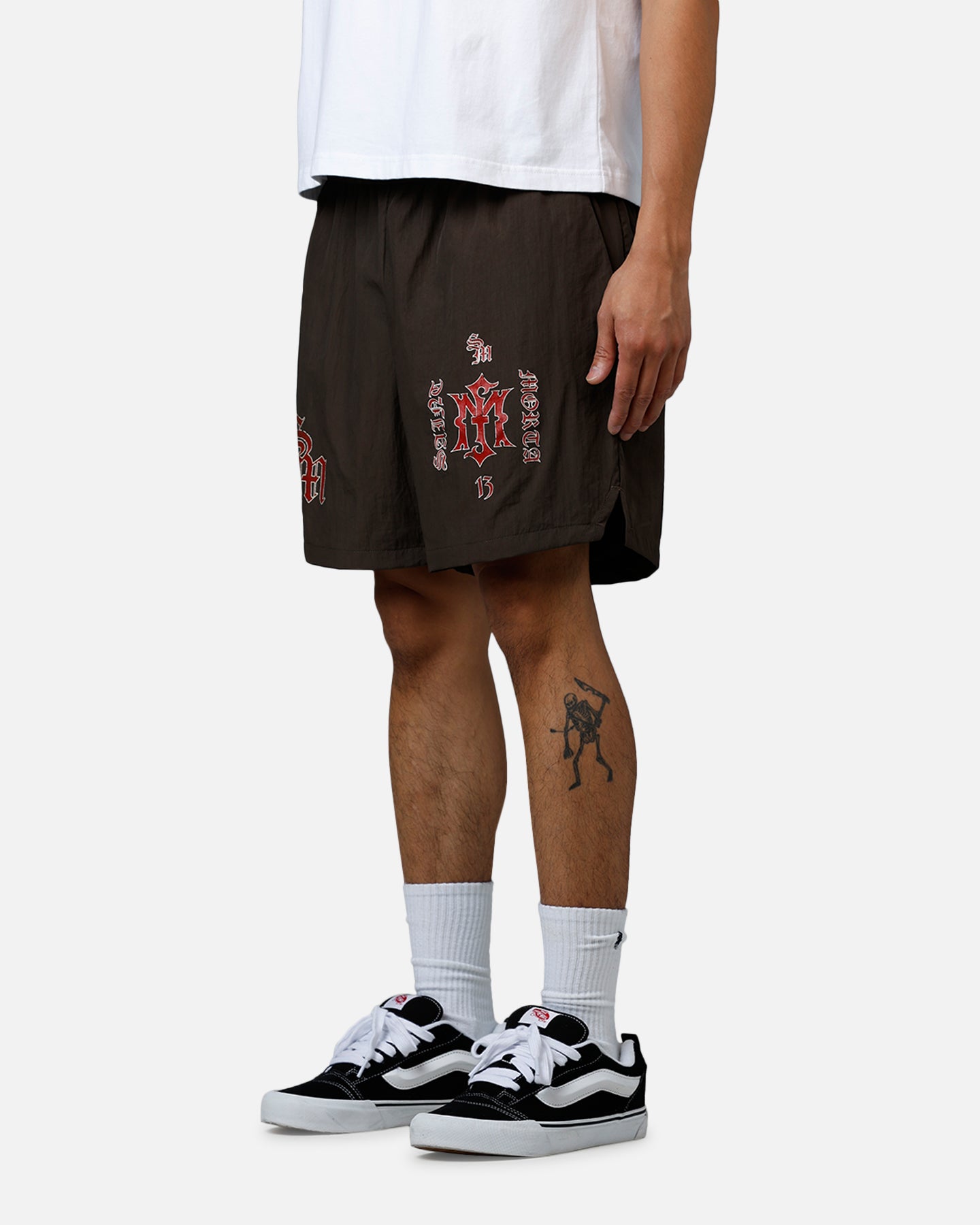 Saint Morta Hardcore Nylon Shorts Dark Brown、mySite、zt4zffjzw