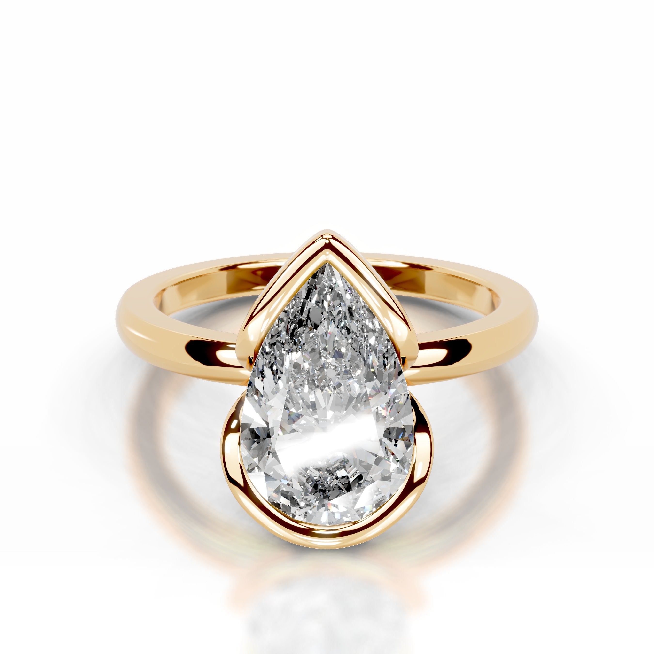 Thor Lab Grown Diamond Ring - 18K Yellow Gold、mySite、hinf8tx79