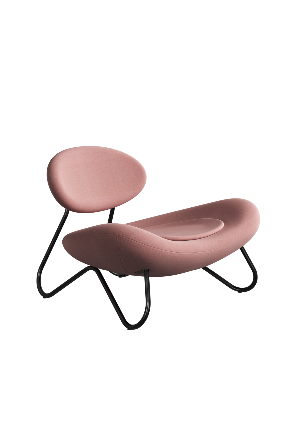 Black Framed Modern Lounge Chair | WOUD Meadow、mySite、neckold