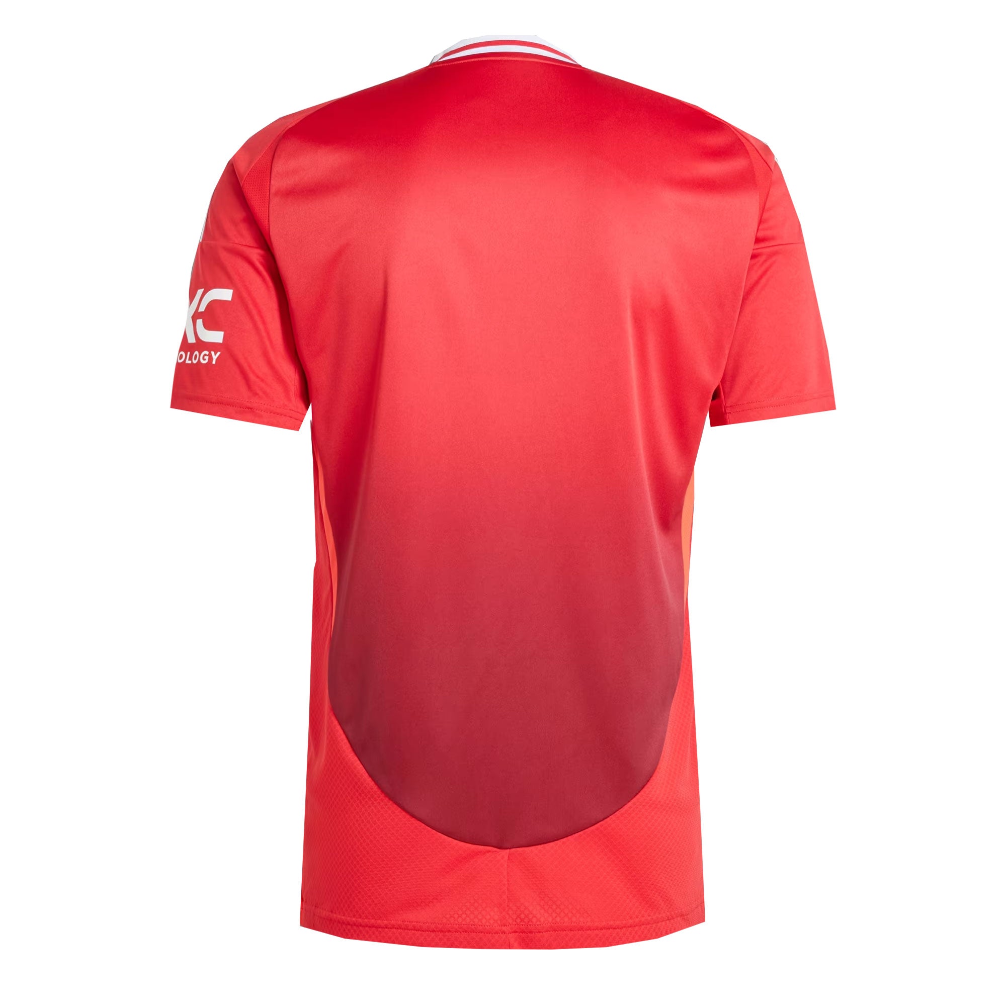 adidas Men's Manchester United 2024/25 Authentic Home Jersey Red/White、mySite、noshort