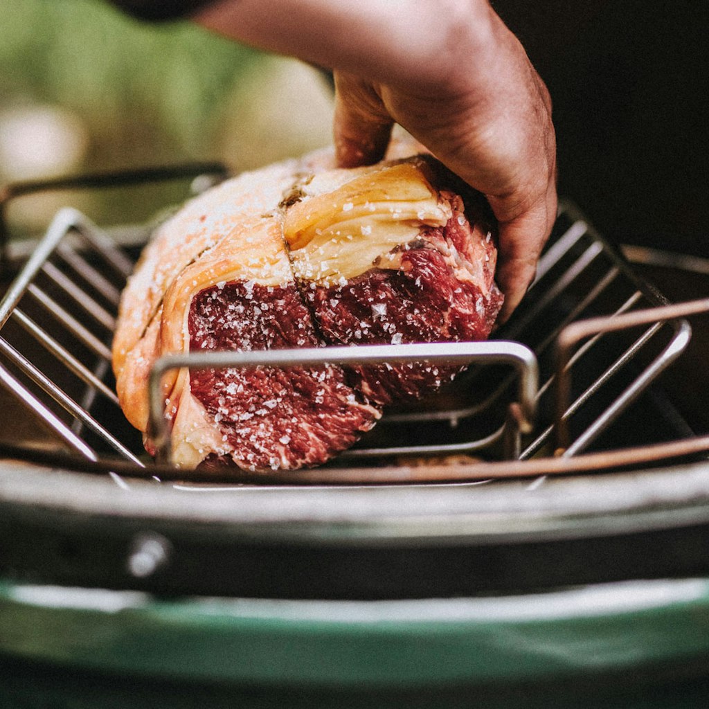 Big Green Egg Stainless Steel Roasting Rack、mySite、noshort