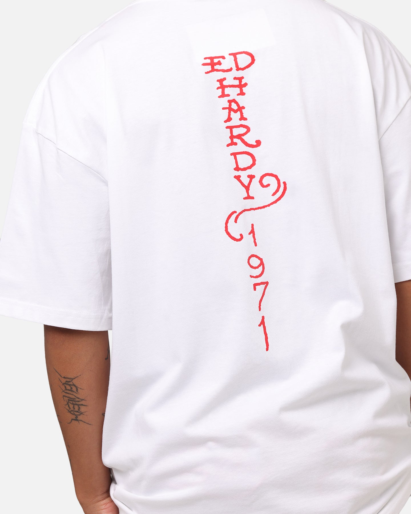 Ed Hardy Lost Luck T-Shirt White、mySite、zt4zffjzw