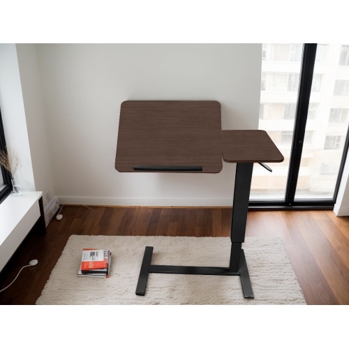 32 Inch Desk Converter, Height Adjustable Sit to Stand Riser, Dual Monitor and Laptop Workstation with Wide Keyboard Tray (BLACK) BACK-TO-SCHOOL、、casual