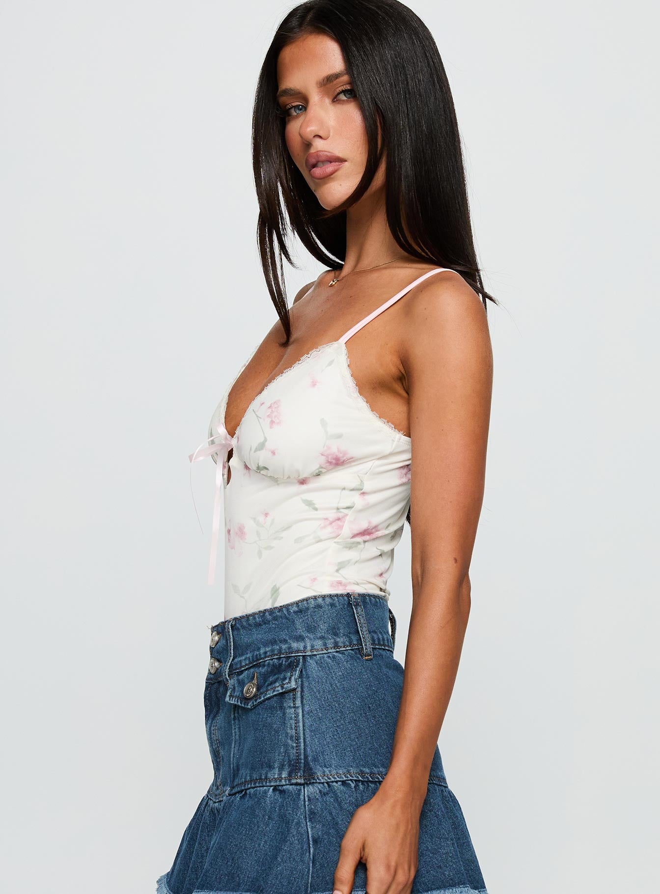 Final Fantasy Bodysuit Multi Floral、mySite、solidvoid