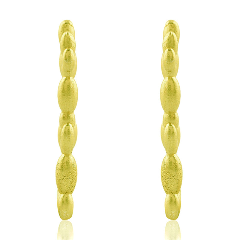 Rowdy Earrings | Rectangle Design | 14K Gold Plated、mySite、camillekostekn