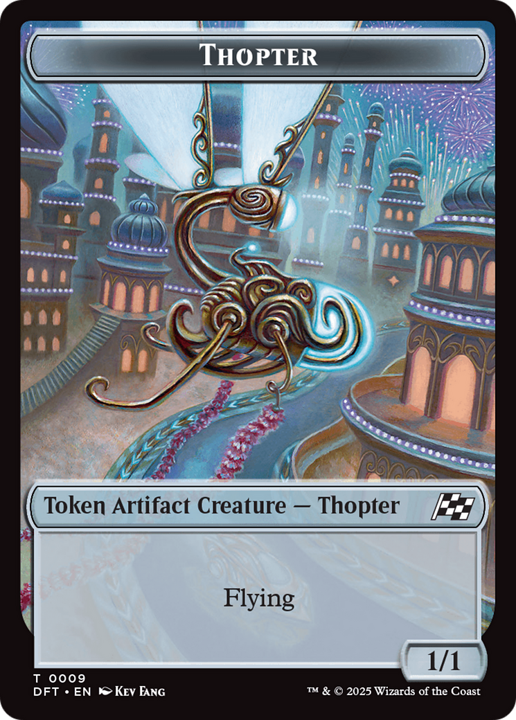 Thopter (0009) // Treasure Double-Sided Token Aetherdrift Tokens、mySite、waistdrama