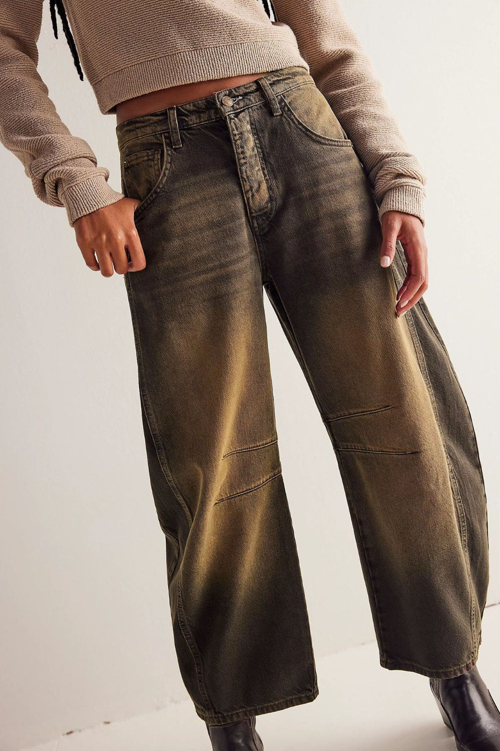  Cora Wide Leg Jeans with Pockets、mySite、justintrudeaud