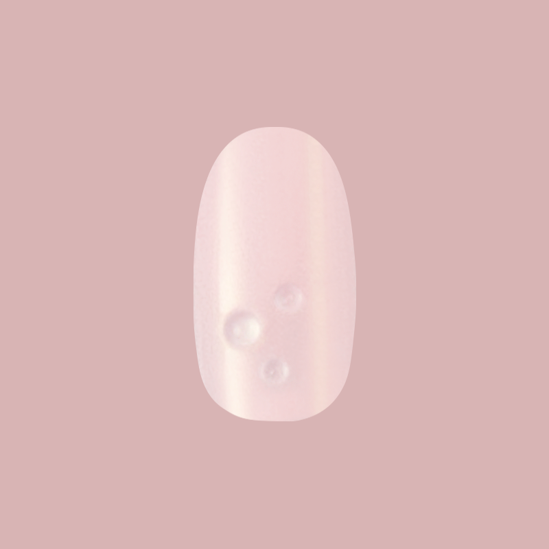 Pink Bubble Pearlescent - Press-On | Short | Round - Part of Set、mySite、solidvoid