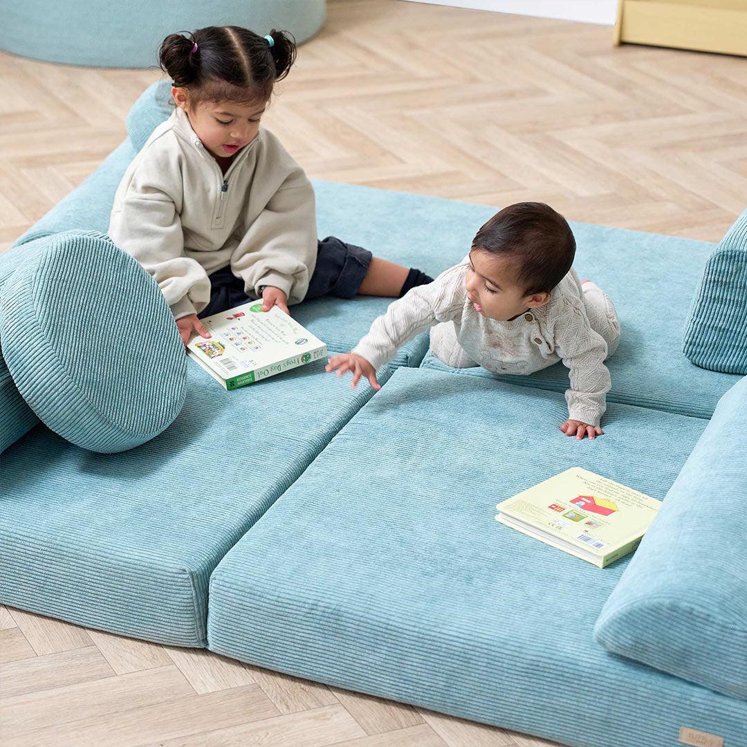  Tutti Bambini Playrama Montessori Kids Play Sofa - Ocean Stone、mySite、merchandisen
