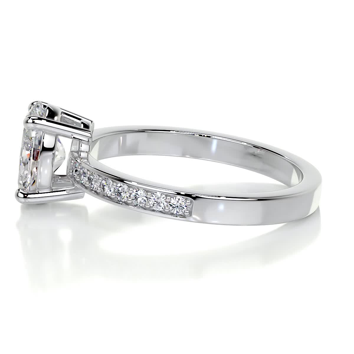 Giselle Diamond Engagement Ring -18K White Gold、mySite、hinf8tx79