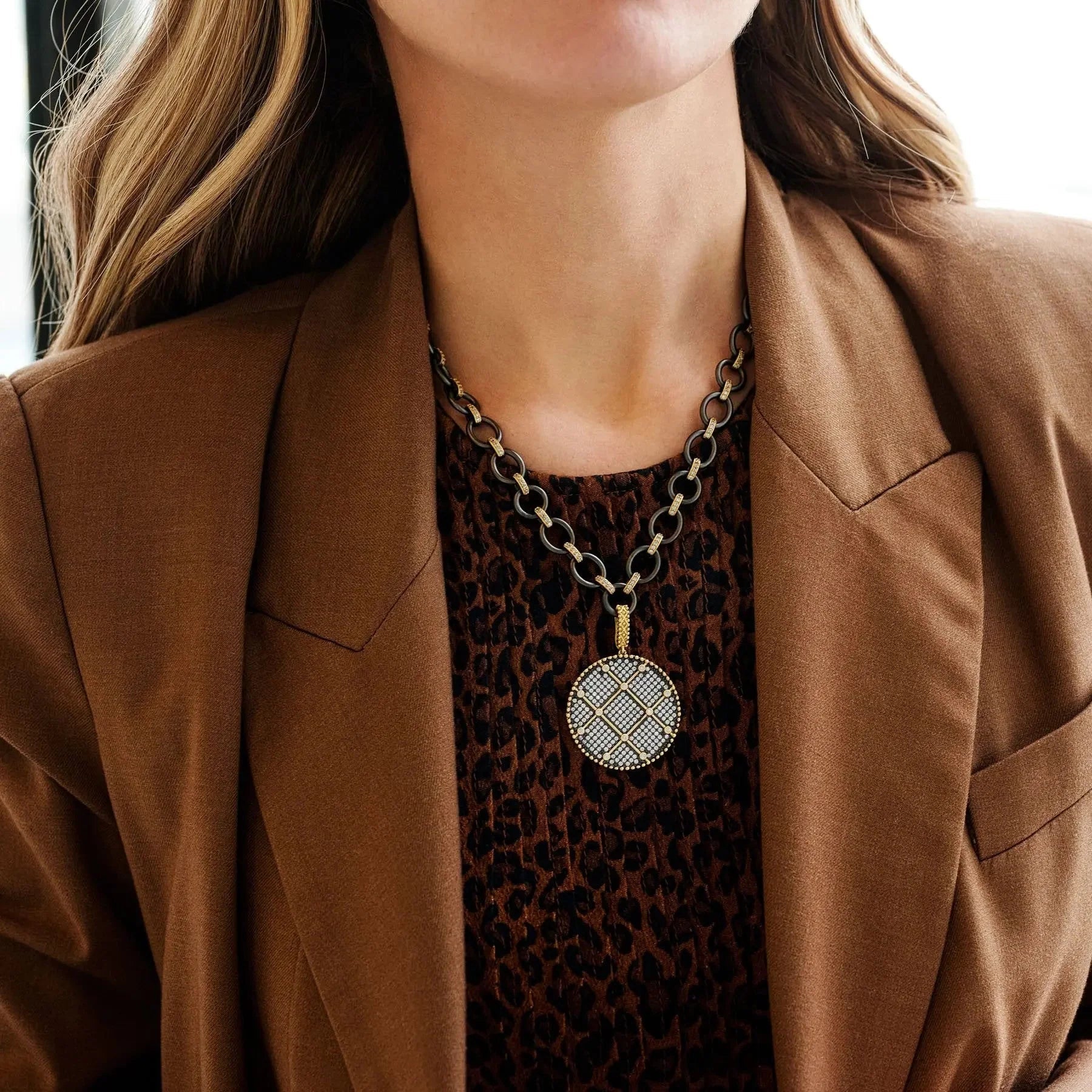  New Double-Sided Chain Link Necklace、mySite、elrpsem3k