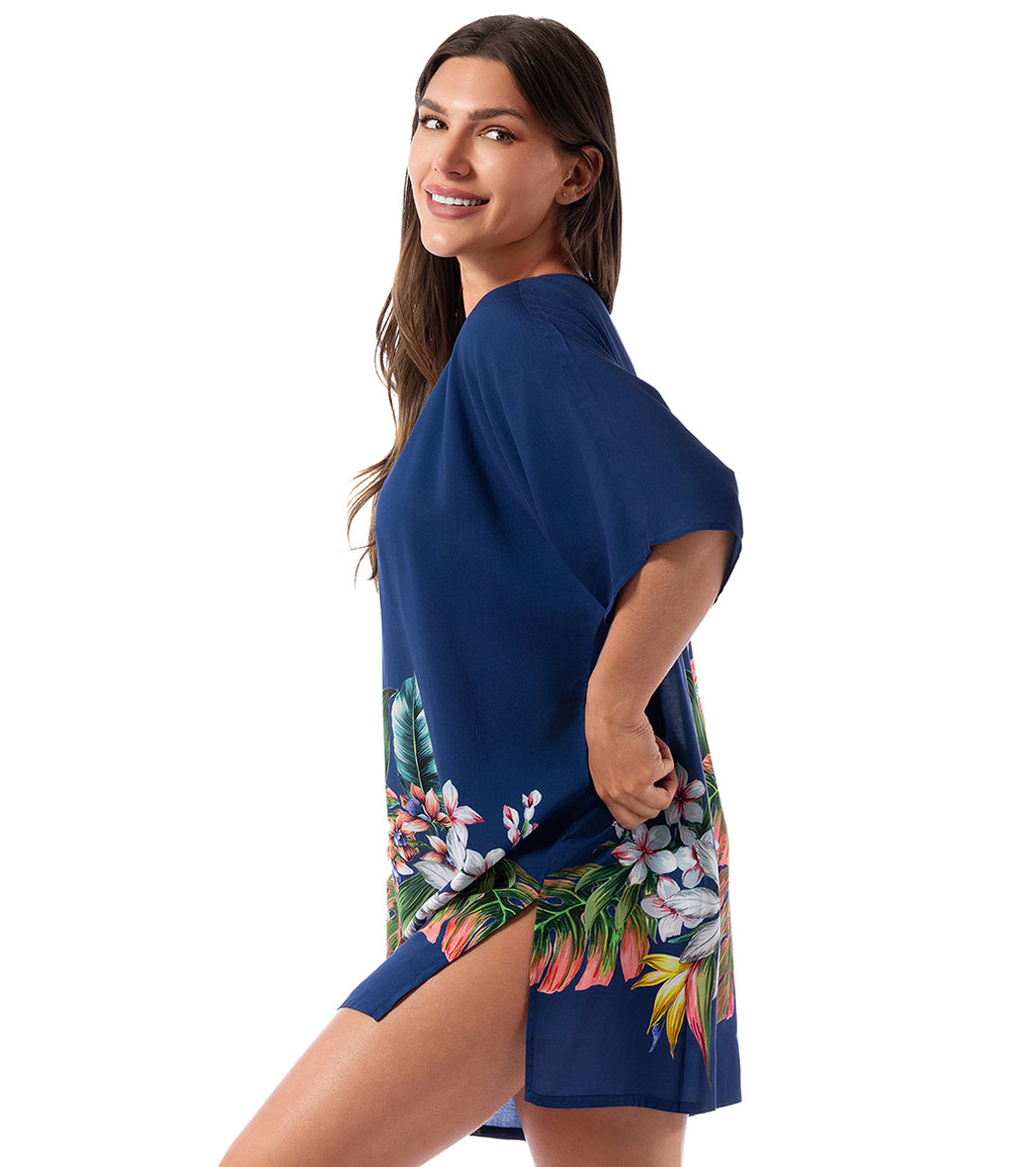 Jantzen Women's Palm Delight Celia Tunic Cover Up、mySite、noshort