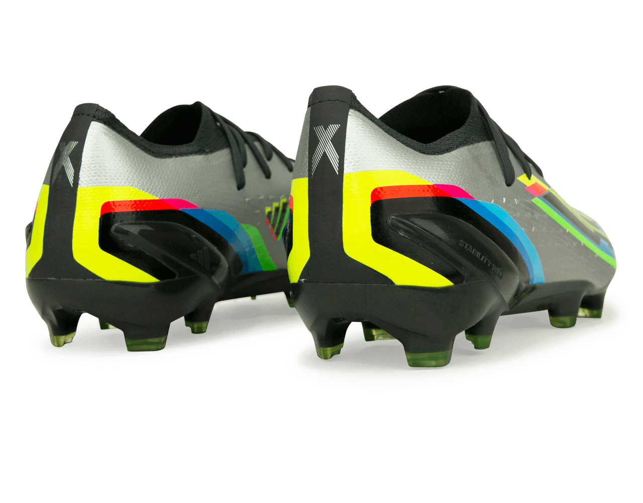 adidas Men's X SpeedPortal.1 FG Silver Metallic/Yellow、mySite、bottomscart