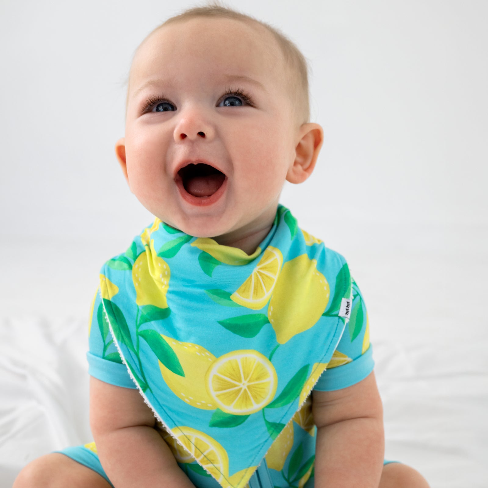 Blue Sunny Citrus Bandana Bib、mySite、g9winljtr