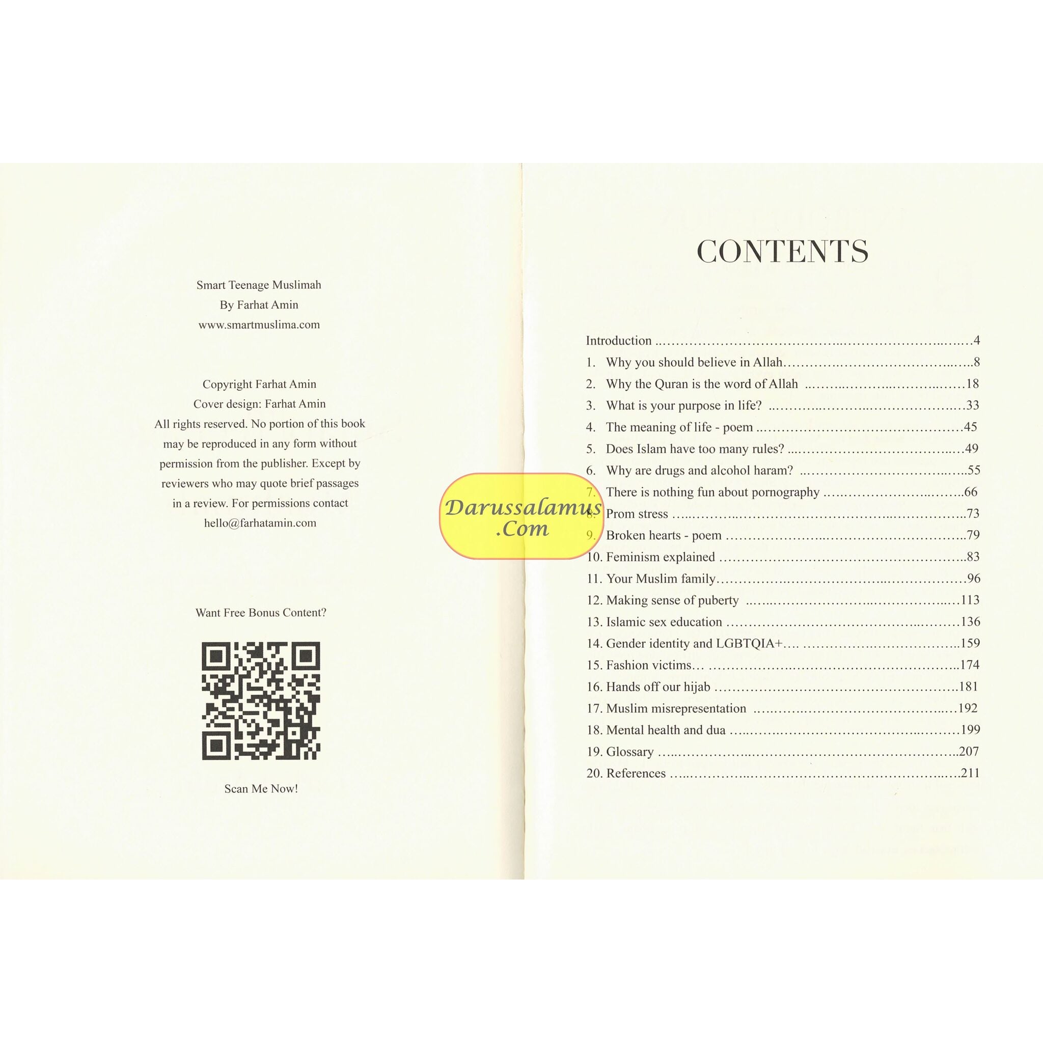 Smart Teenage Muslimah Inspirational Guide for Muslim Girls、mySite、topwebapps