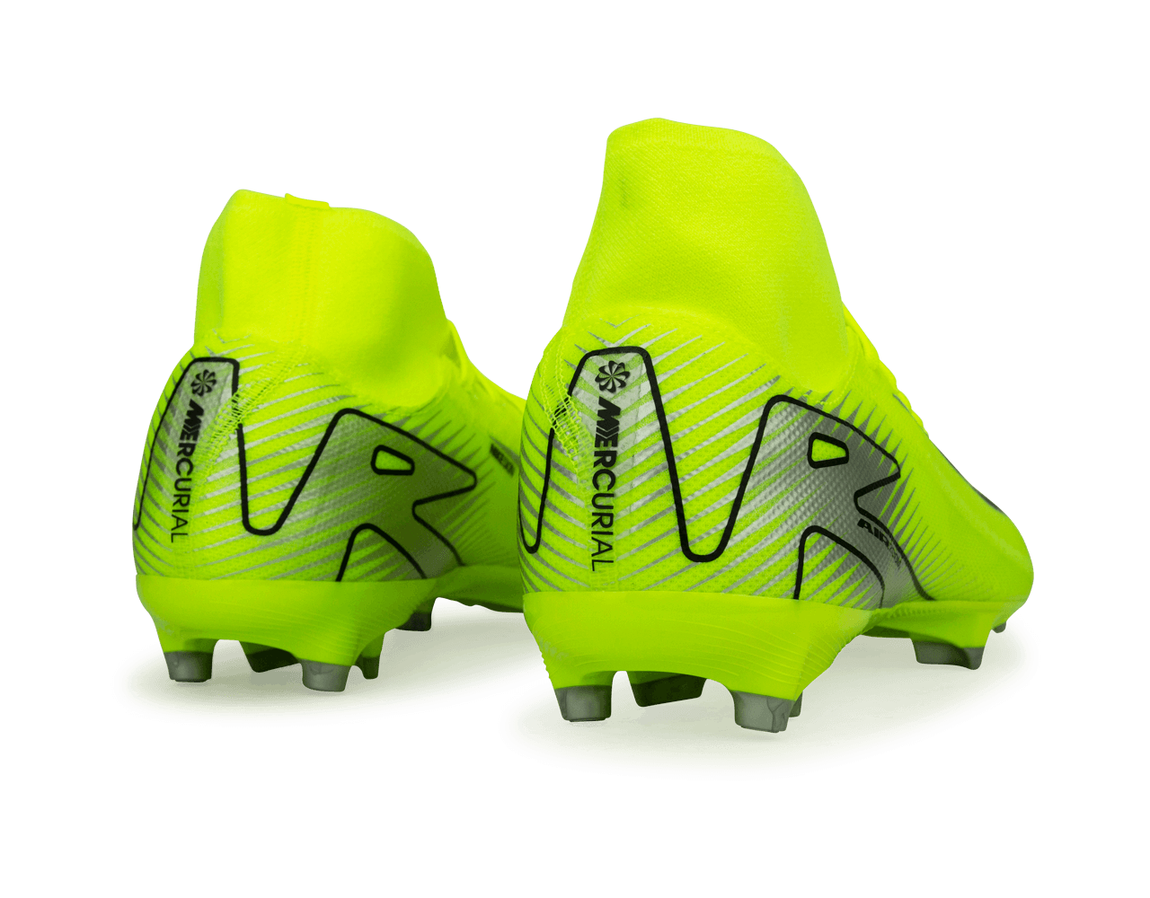 Nike Men's Zoom Mercurial Superfly 10 Academy FG/MG Volt/Black、mySite、noshort