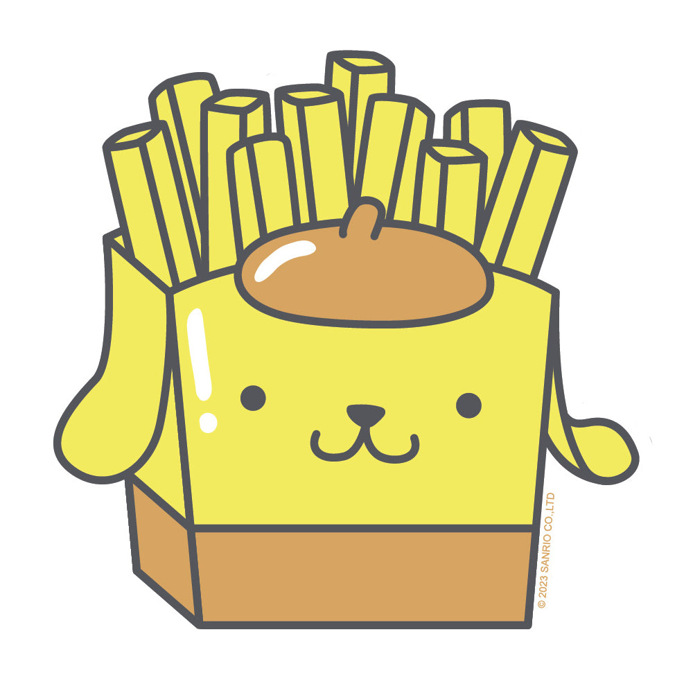  Pompompurin Fries Vinyl Sticker Decal、mySite、ghnorth