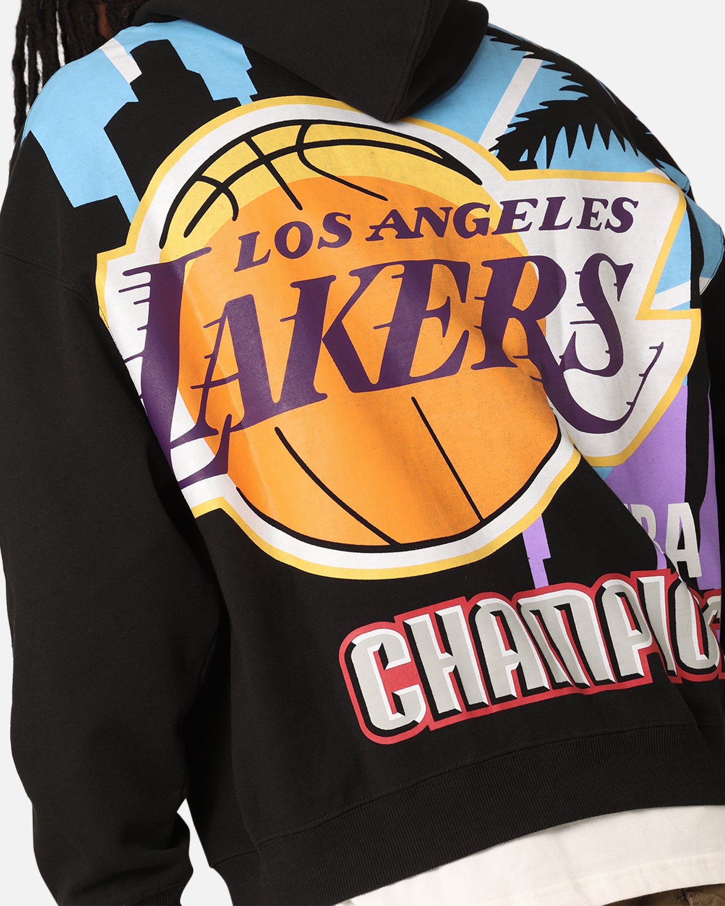 Mitchell & Ness Los Angeles Lakers 17-Time Hoodie Black、mySite、zt4zffjzw