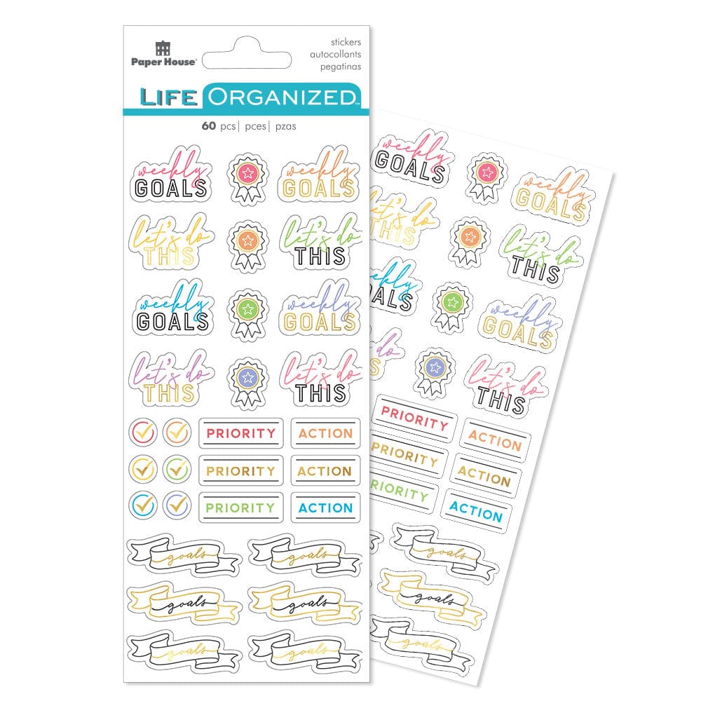  Planner Stickers - Creative Journaling Goals、mySite、ghnorth