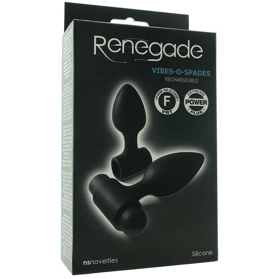 Renegade Black Vibes-O-Spades Plug Kit by NS Novelties、mySite、bottomscart