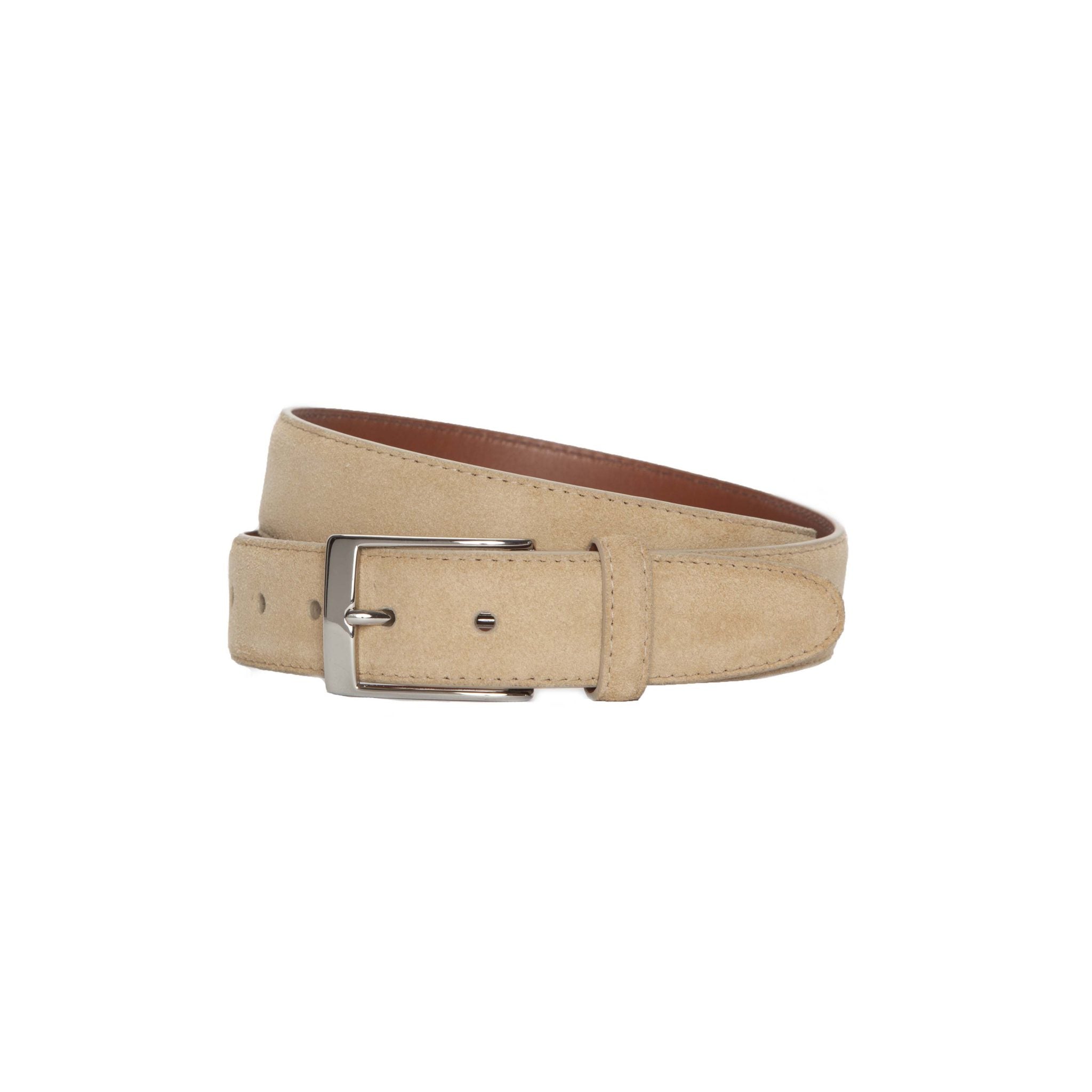  MB 5213 - Tan Suede 35mm, Nickel Buckle、mySite、preschool7hills