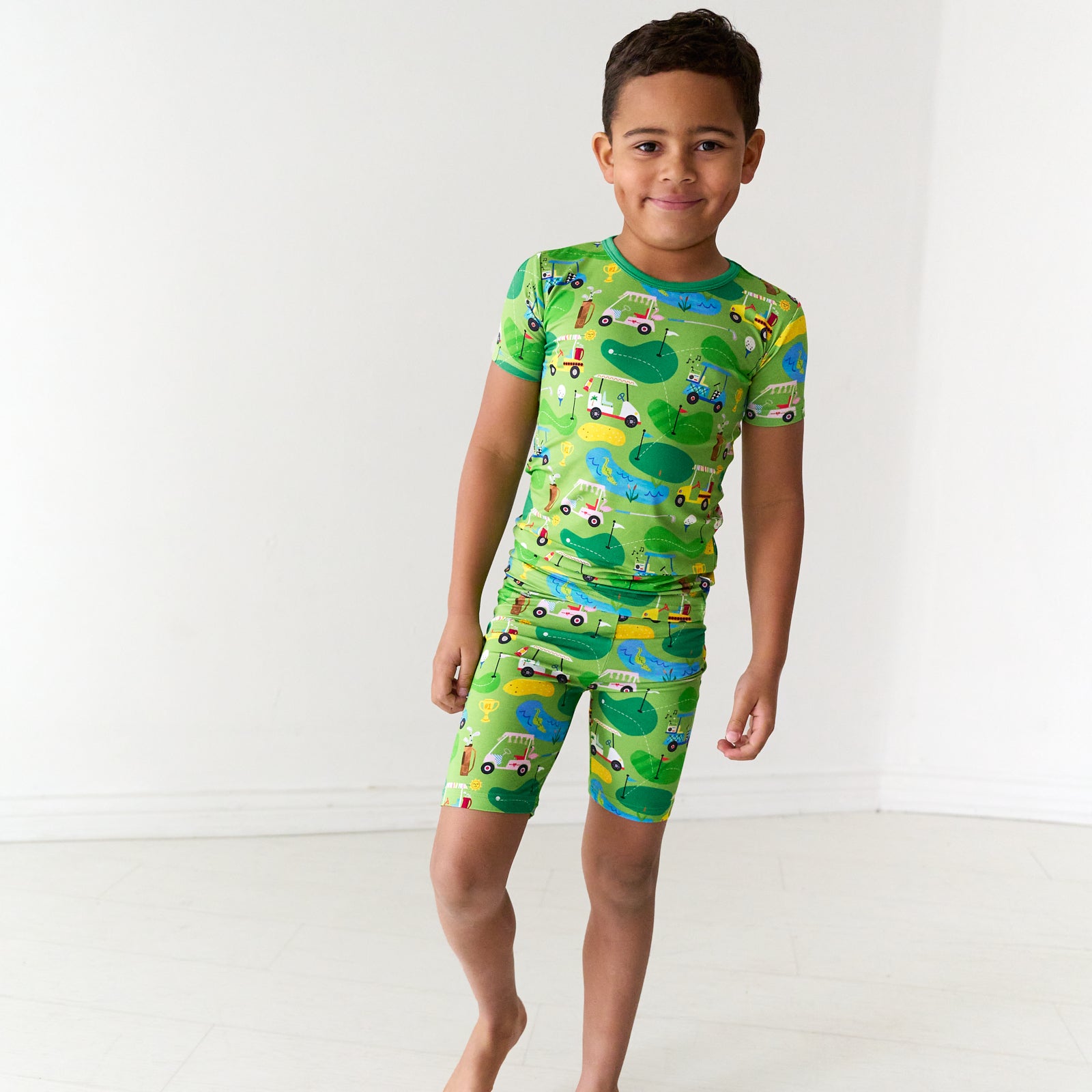  Fairway Fun Two-Piece Short Sleeve & Shorts Pajama Set、mySite、layawaytickets