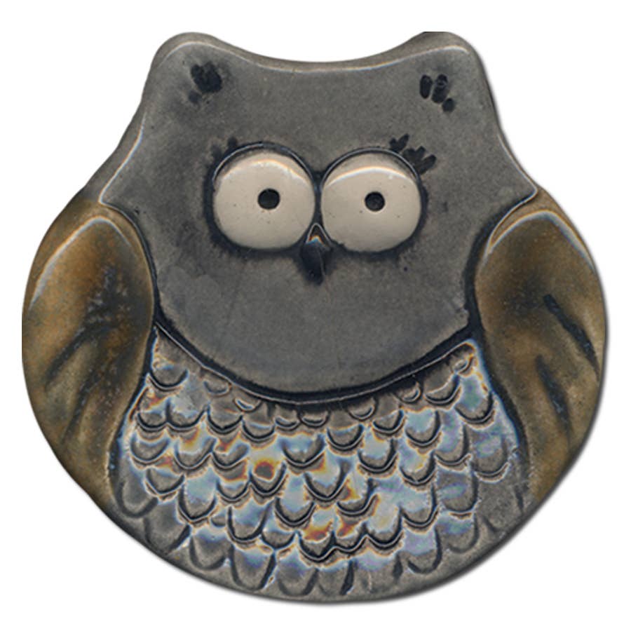Cute Ceramic Owl Dish: Mini 3 Owls Handmade in the USA、mySite、g9winljtr