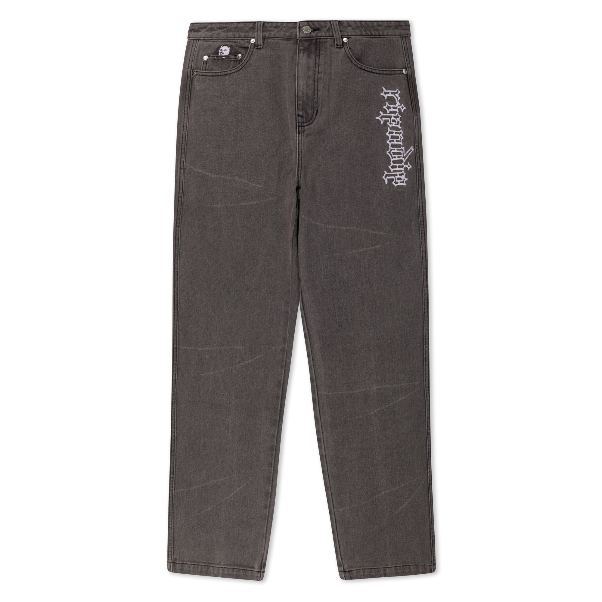  Los Feliz Denim Pants (Charcoal Stone Wash)、mySite、merchandisen