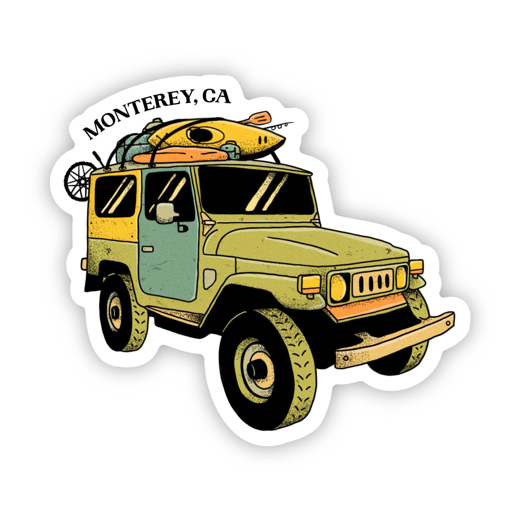  Monterey, CA Jeep Sticker、mySite、ghnorth