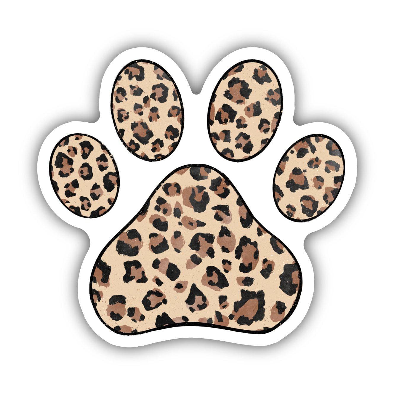  Leopard Paw Print Sticker、mySite、elrpsem3k