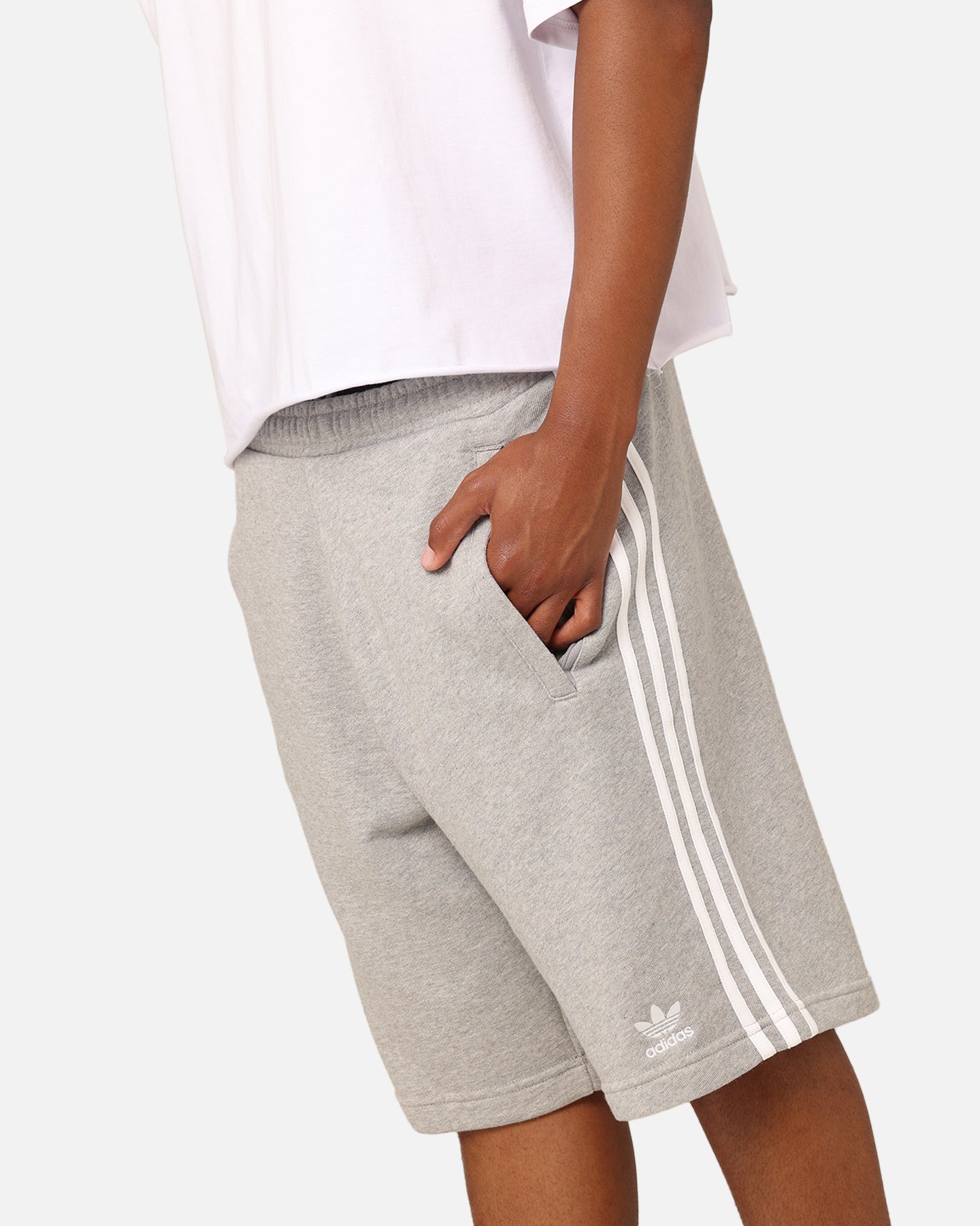 Adidas Adicolour Classics 3-Stripe Sweat Shorts Mint Grey、mySite、zt4zffjzw