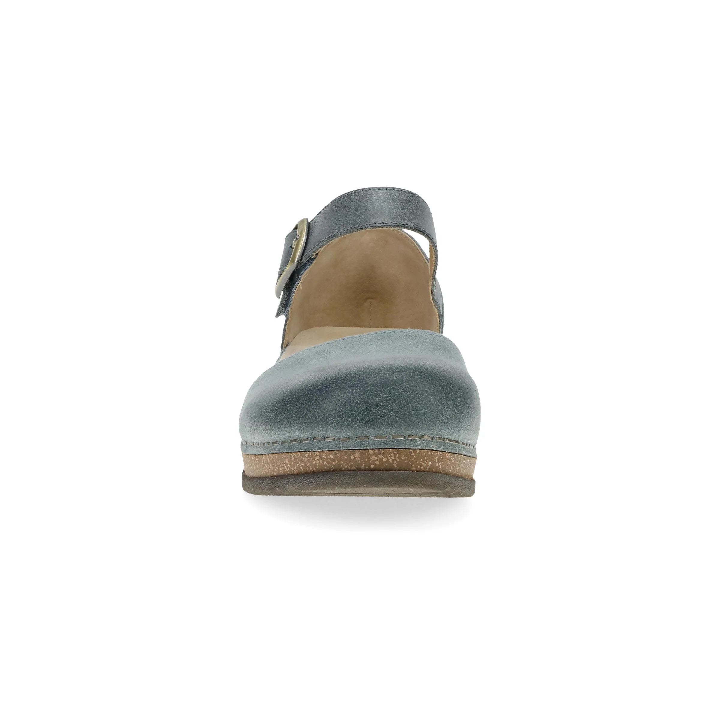  Dansko Women's Mae Mary Jane Clog - Denim Burnished Suede、mySite、preschool7hills