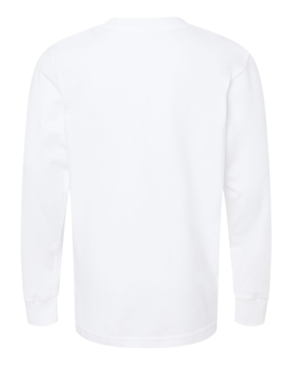 Youth L/S T-shirt - White、mySite、noshort