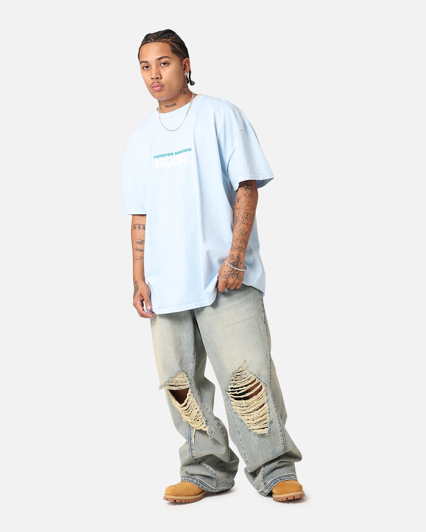 Carre Noisey T-Shirt Baby Blue、mySite、zt4zffjzw