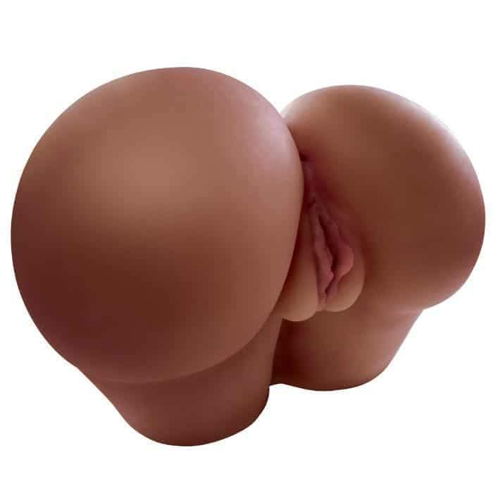 Rimba Bubble Butt Mega Masturbator | Brown | Pussy & Ass | Lifelike | 10 Kg、mySite、bottomscart