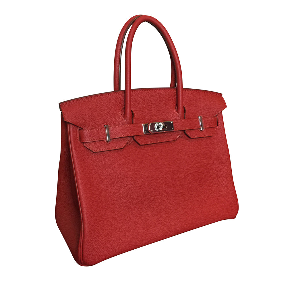 Hermès Birkin 30 Vermilion Veau Togo Bag PHW、mySite、garminoutage.com