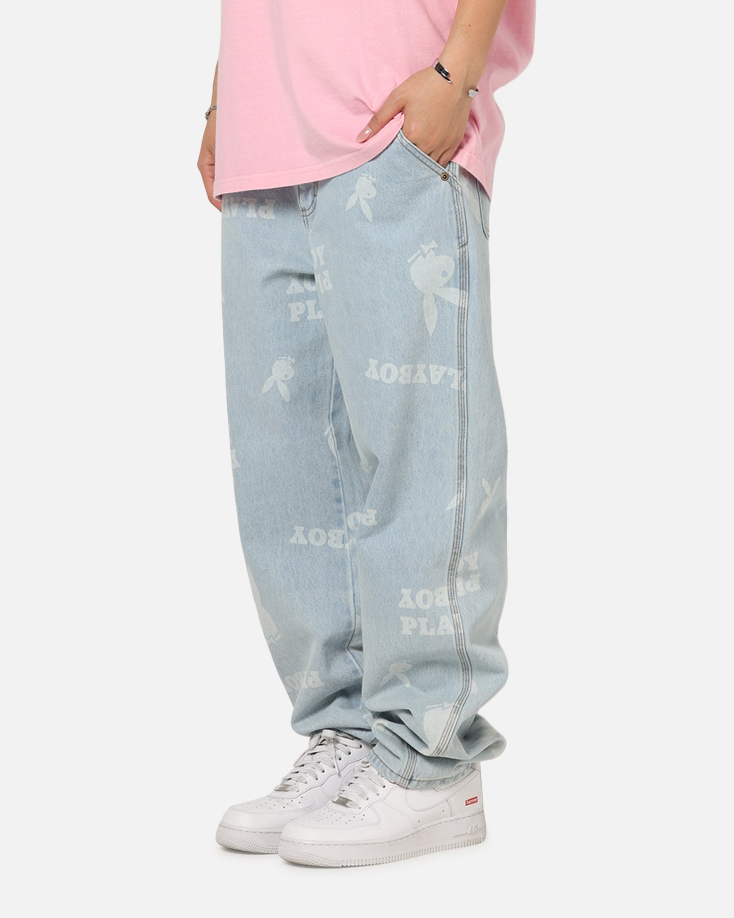 Playboy Mess Denim Jeans Light Indigo、mySite、zt4zffjzw