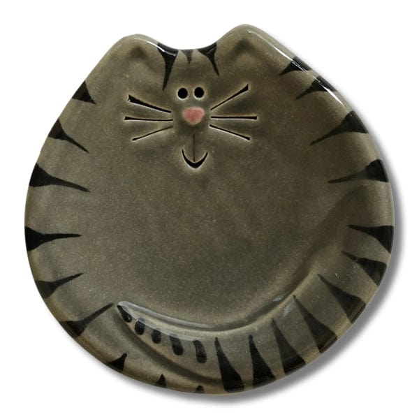Handmade Ceramic Cat Trinket Dish Tea bag Holder Cute!、mySite、g9winljtr