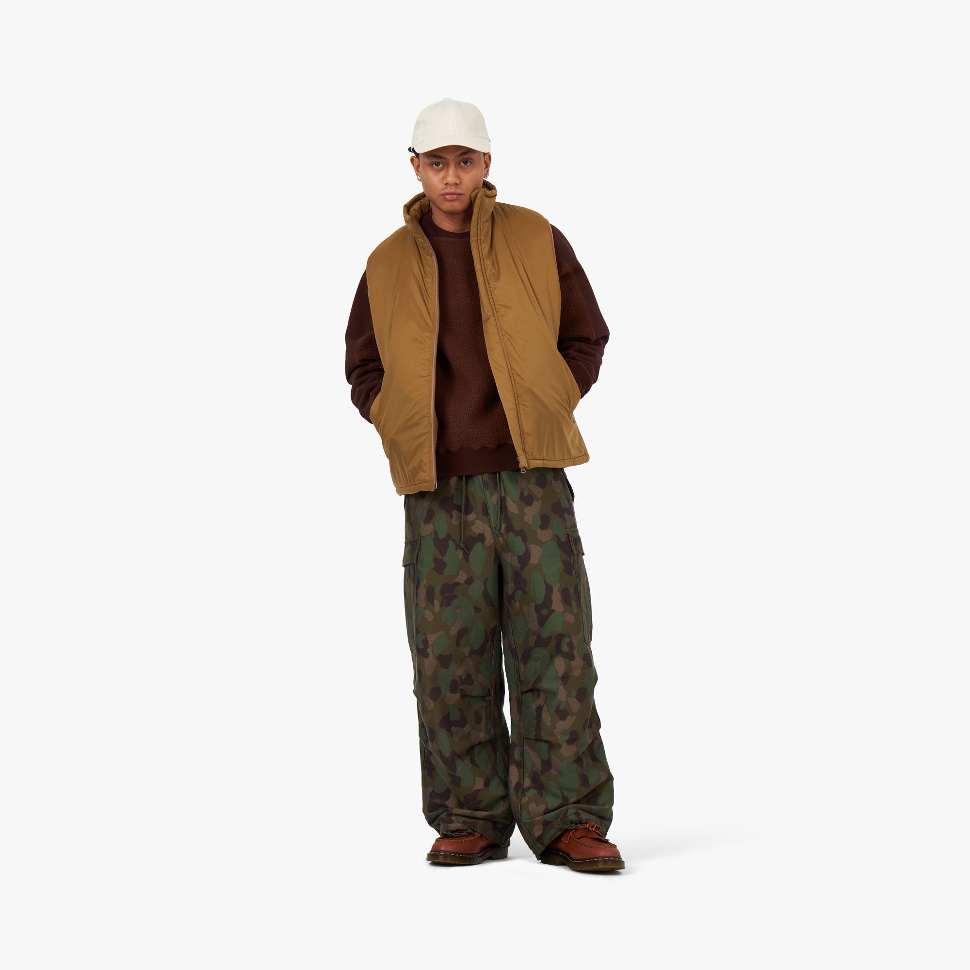  BEAMS PLUS MIL Puff Vest / Khaki、mySite、merchandisen